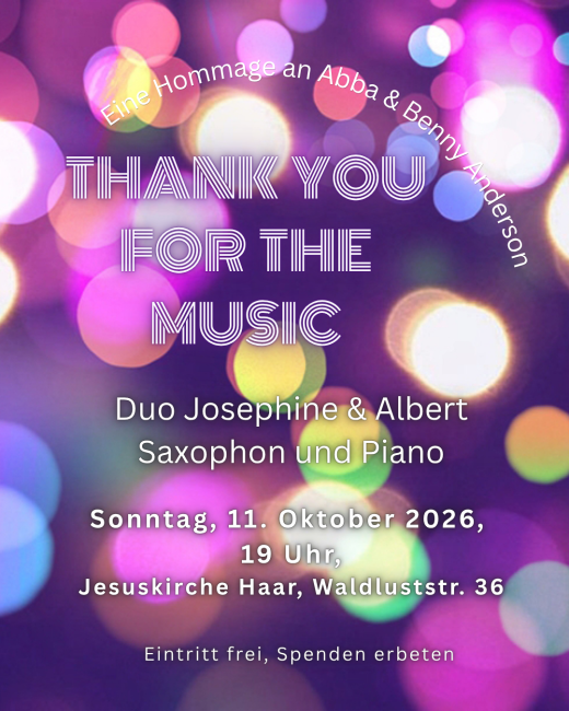 Thank you for the Music