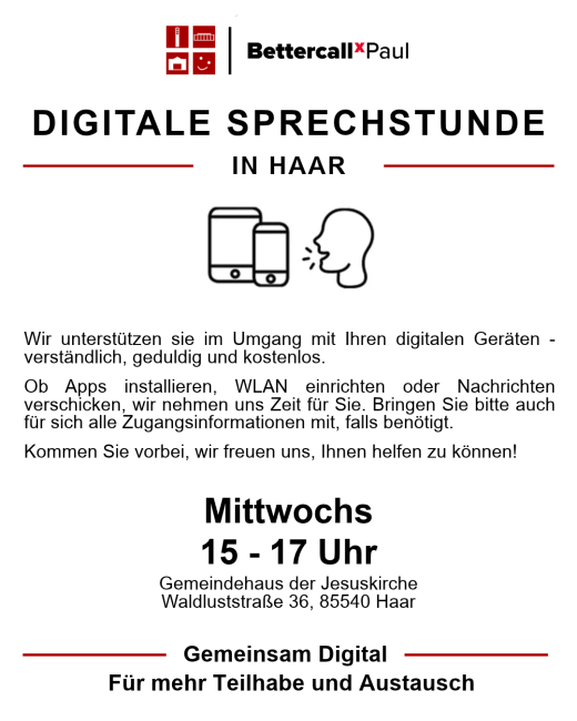 Digitale Sprechstunde