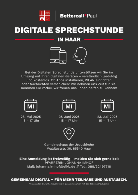Digitale Sprechstunde