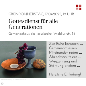 Gründonnerstag