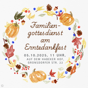 Erntedank auf dem Habeker Hof